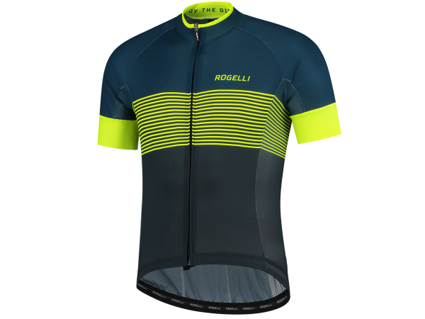 Rogelli Boost Cykeltrøje, Blue/Fluor