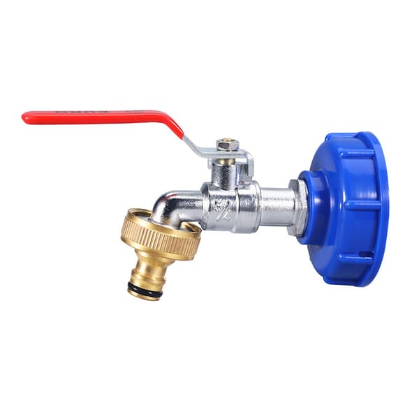 INF Kran med kranadapter for IBC tank  3/4 Inch Alloy Faucet
