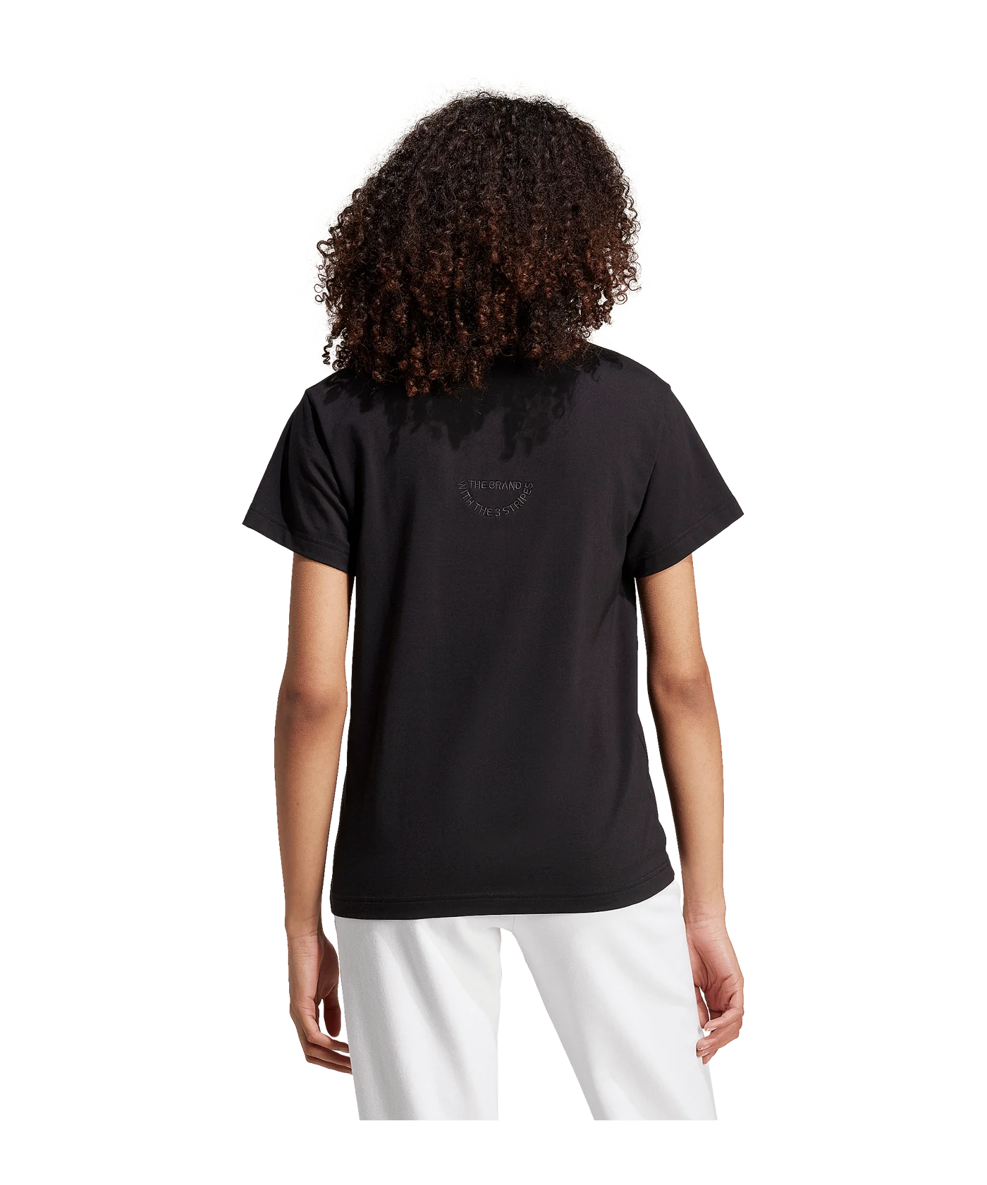 adidas Embroidered T-Shirt Damen Schwarz