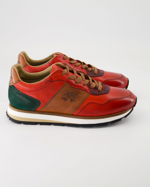 La Martina LFM242.070.4200 Sneaker in Rot