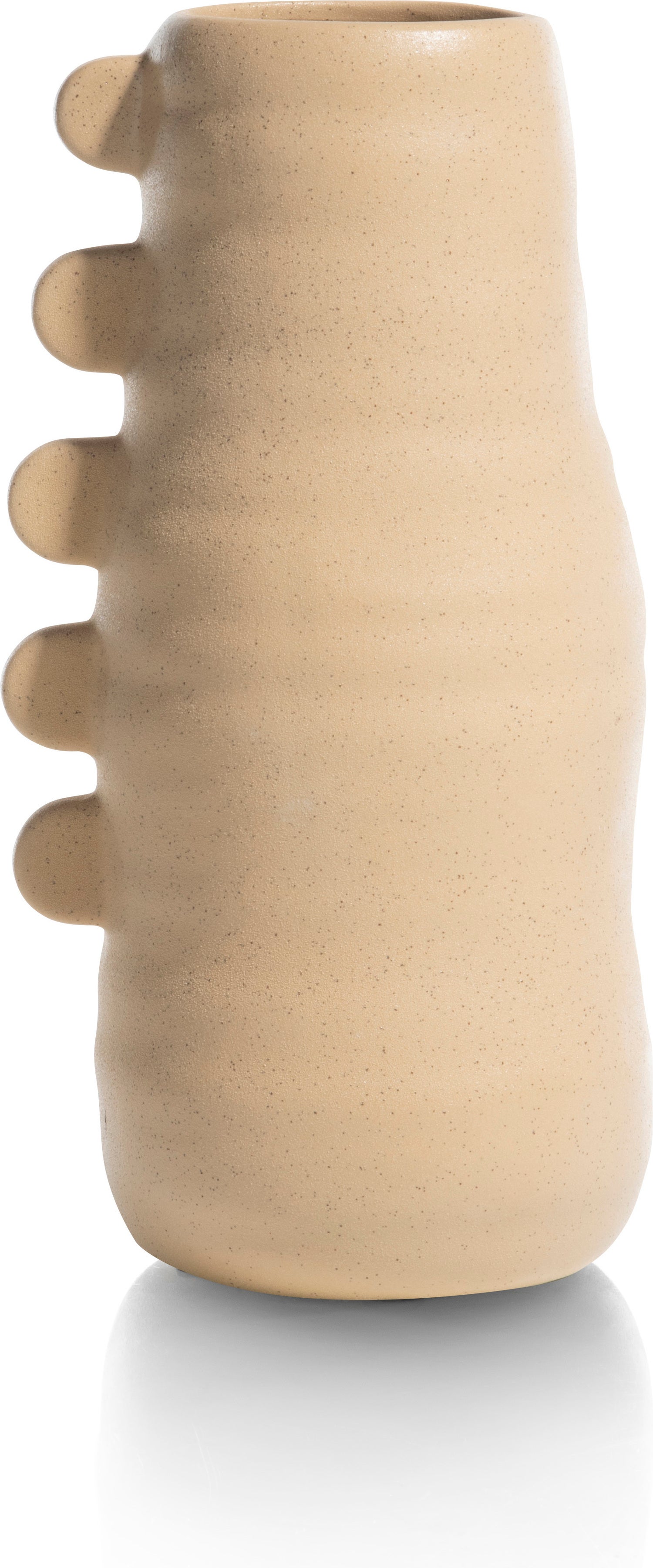 Coco Maison vaas Birger beige 16 x 13 x 31 cm