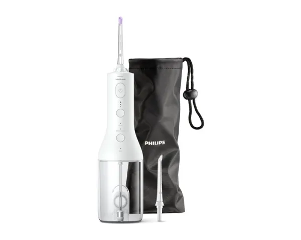 Philips Sonicare Power Flosser 3000 HX3826 - Mundskylning - trådløs - hvid