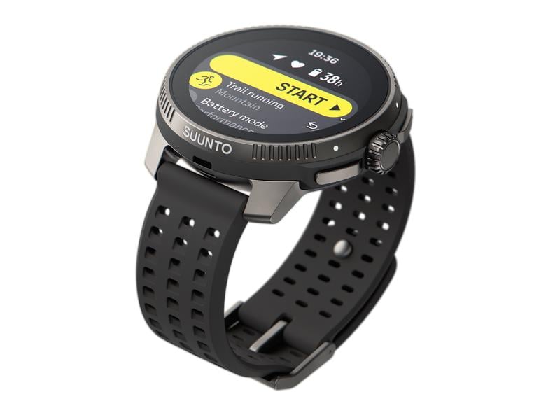 SUUNTO Sportuhr Race Titanium Charcoal Die ultimative Smartwatch für Wettkämpfe und Training