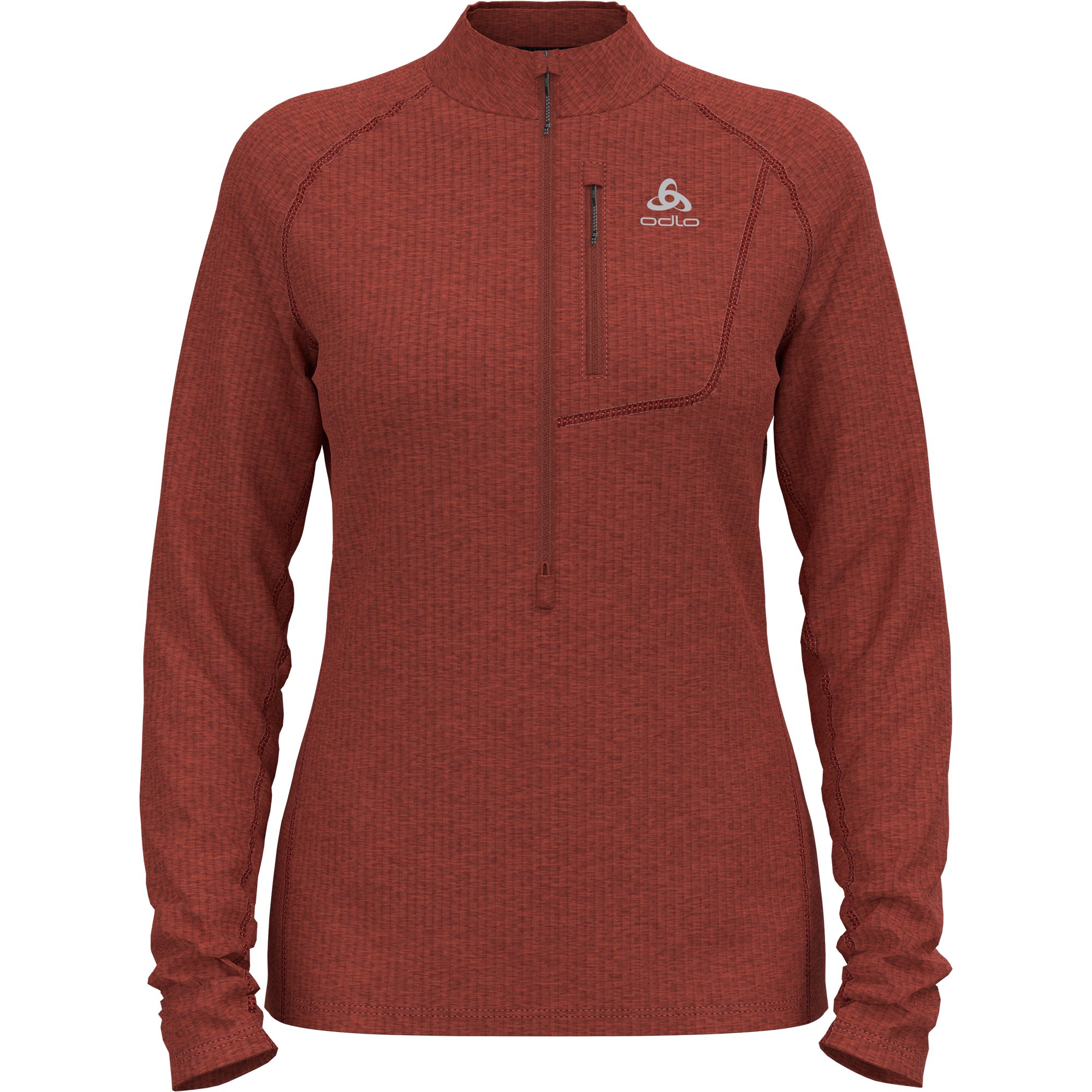 Odlo Tencia 1/2 Zip Midlayer Damen spiced apple