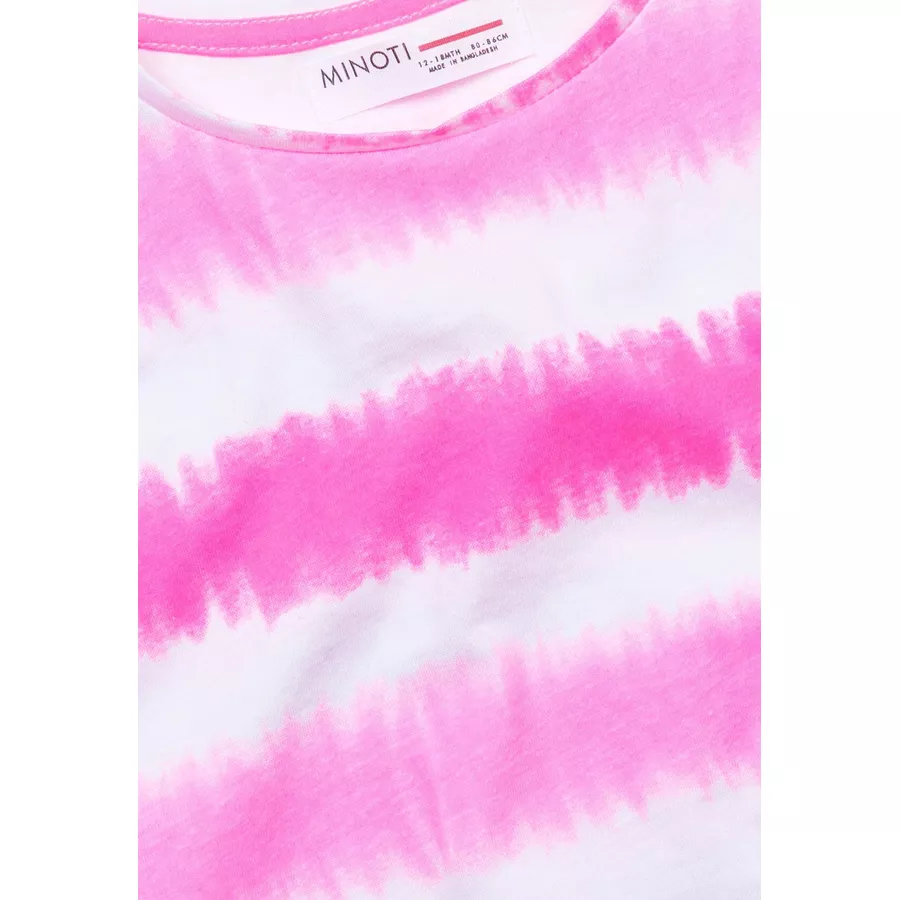 MINOTI T-Shirt RosaWeiß