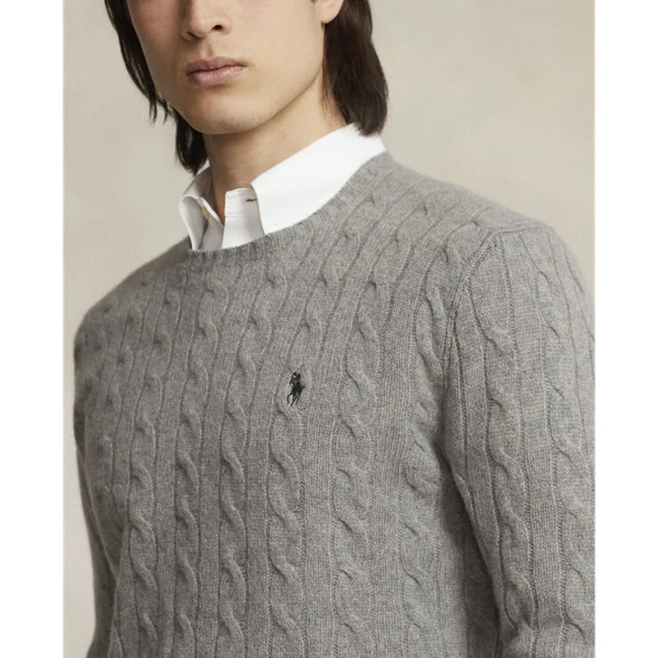 Polo Ralph Lauren 2/15 WOOL/CASH RWS-LSL-PLO Grå