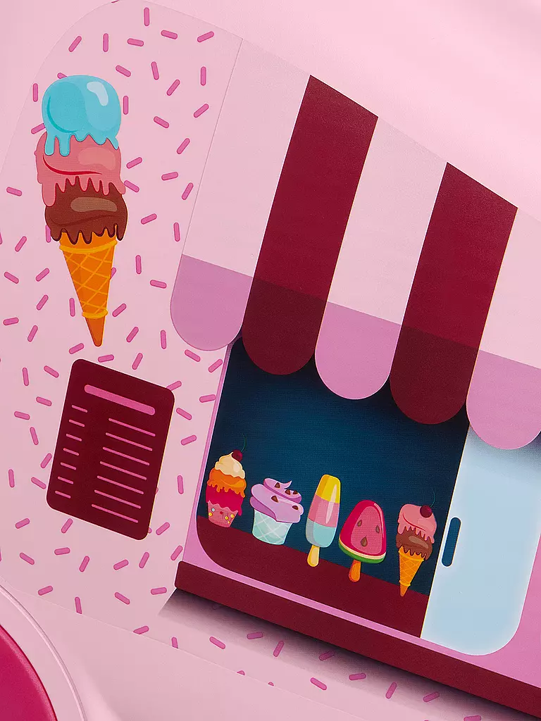 SAMSONITE Kinder Trolley mit vier Rollen DREAM2GO Ice Cream rosa