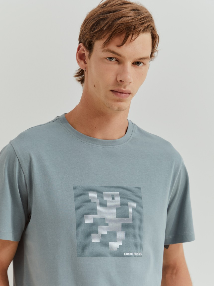 T-shirt de algodão Lion of Porches