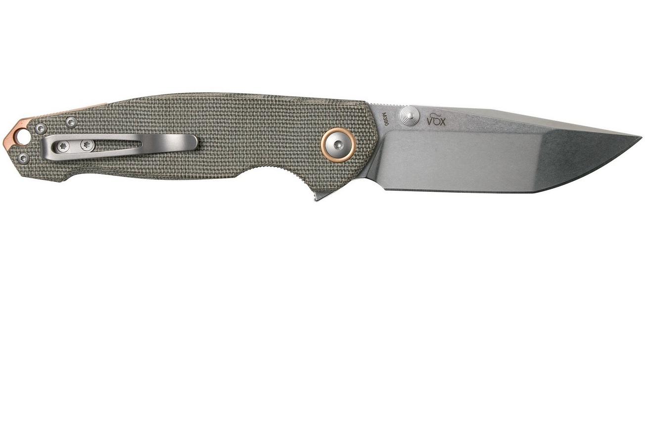 Viper Katla V5982CG Stonewashed, Green Micarta zakmes, Jesper Voxnaes design