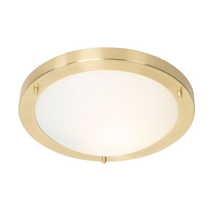 Moderne plafonnière goud 31 cm IP44 - Yuma