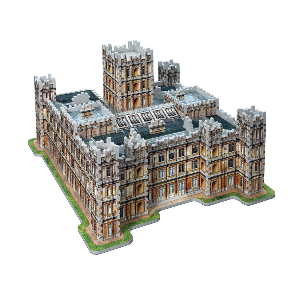 Wrebbit 3D Puslespil - Downton Abbey (890 brikker)