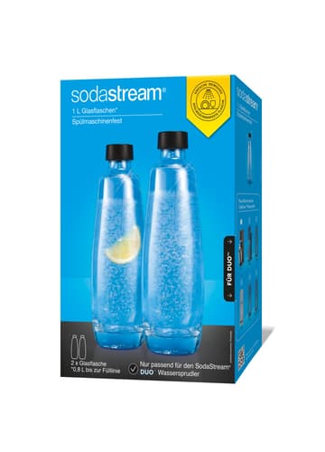 Sodastream Glasflasche DUO 1L 2er