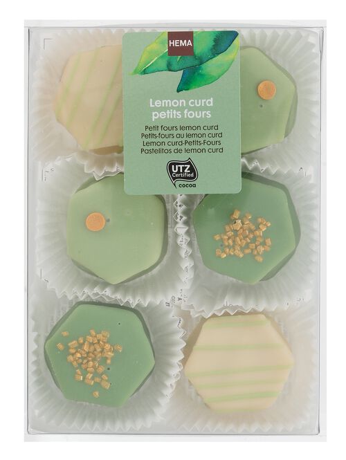 petits fours lemon curd