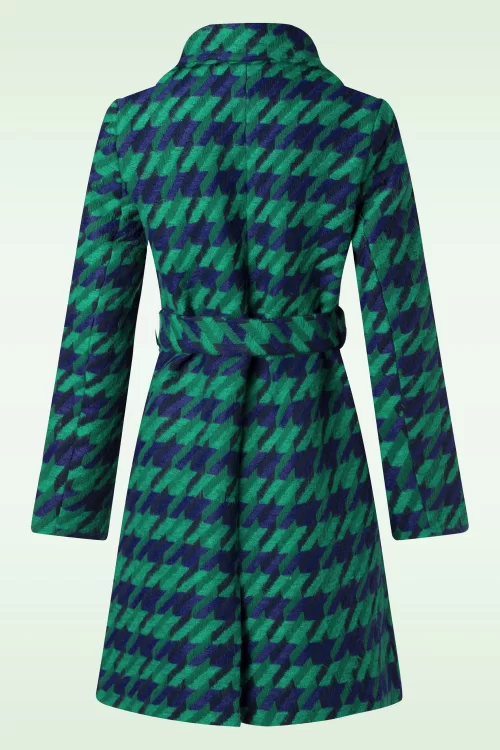 Smashed Lemon Leah jas in groen en blauw