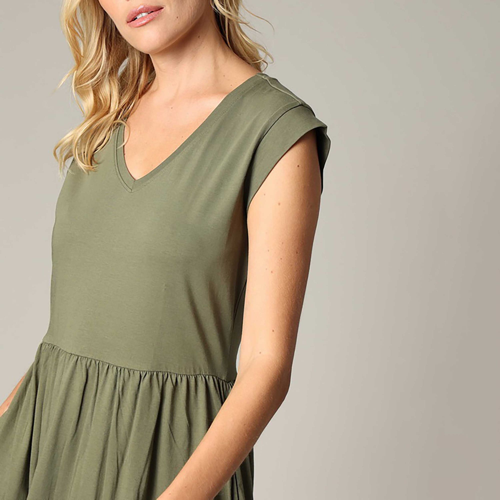 Robe Femme kaki