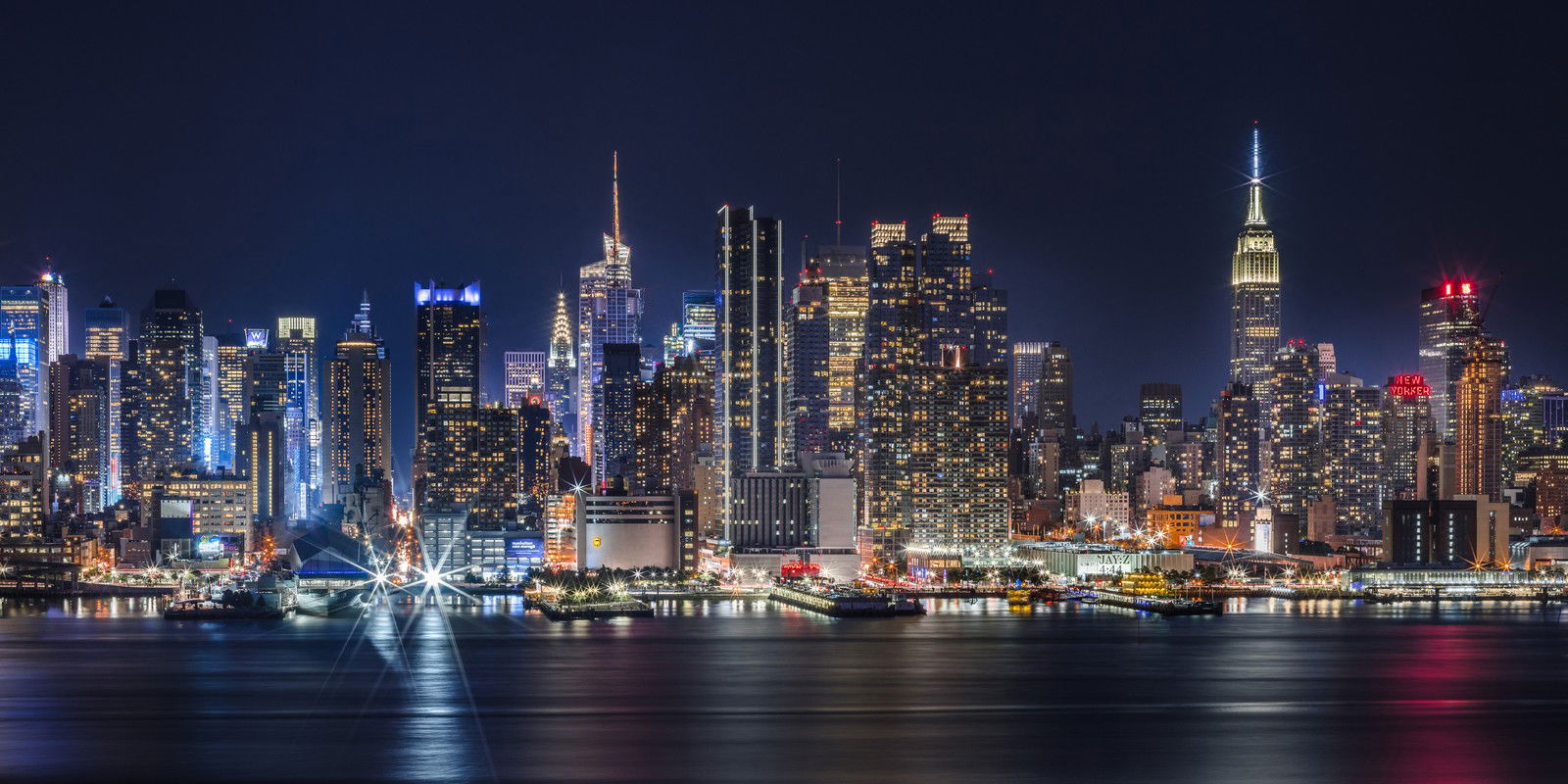 NYC Manhattan Skyline by Swee Choo Oh - Limited Edition. Edition of: 150. Signed.
