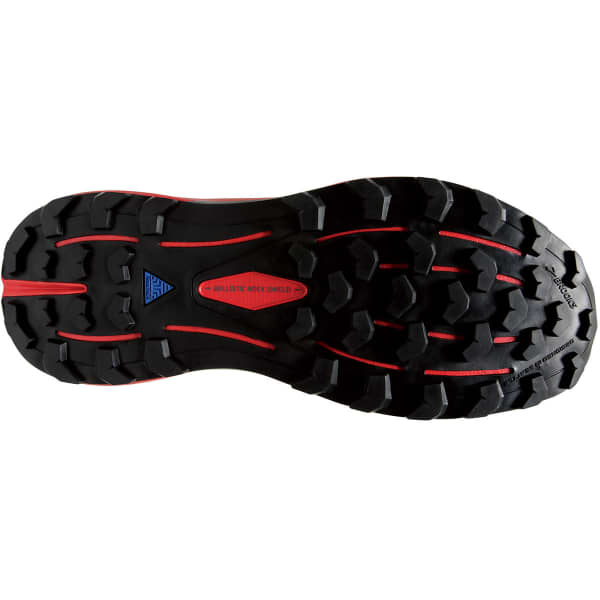 Chaussure trail BROOKS CASCADIA 16 BLACK/FIERY RED/BLAZING YELLOW