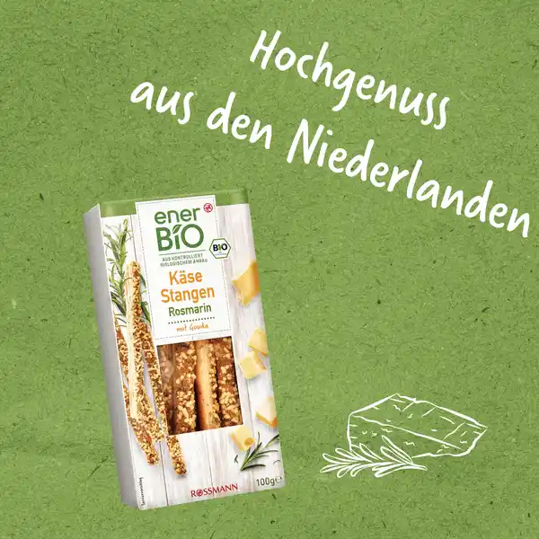 Käse Stangen Rosmarin mit Gouda