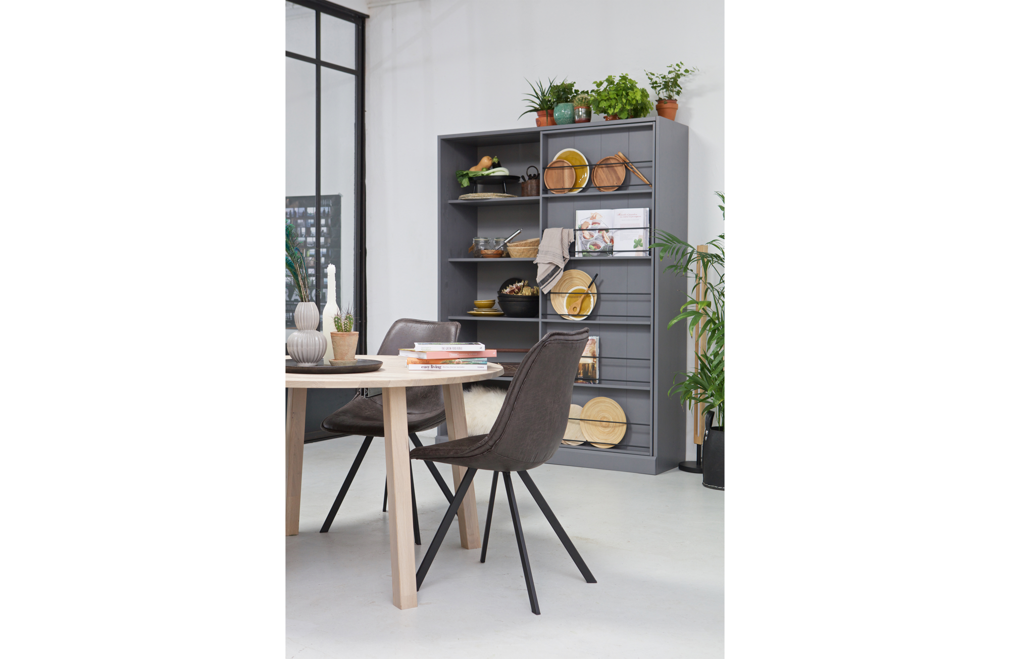 Eetkamerstoel Swen - set van 2 Swen eetkamerstoel - set van 2 - Cognac