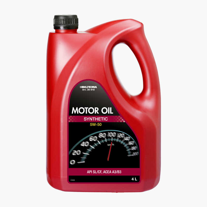 Helsyntetisk motorolje 5W-50, 4 liter