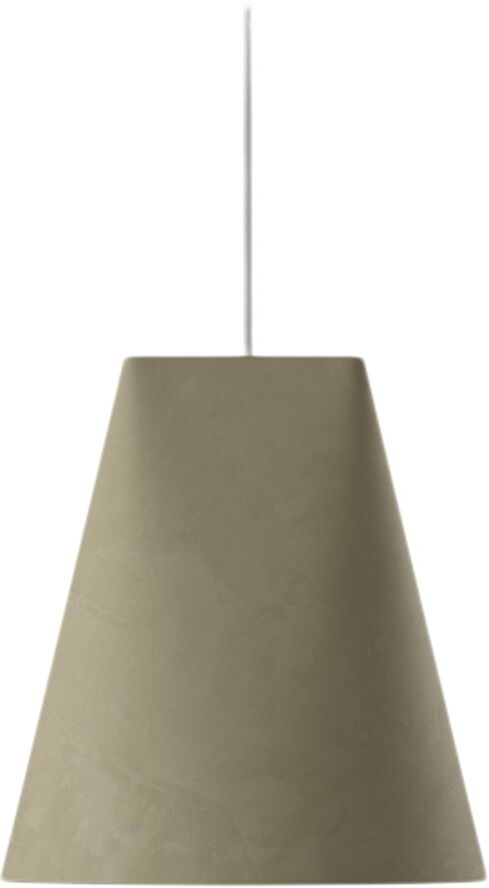 Moebe Ceramic Pendant, Wide Olive