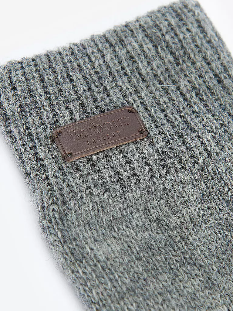 BARBOUR Handschuhe CARLTON grau