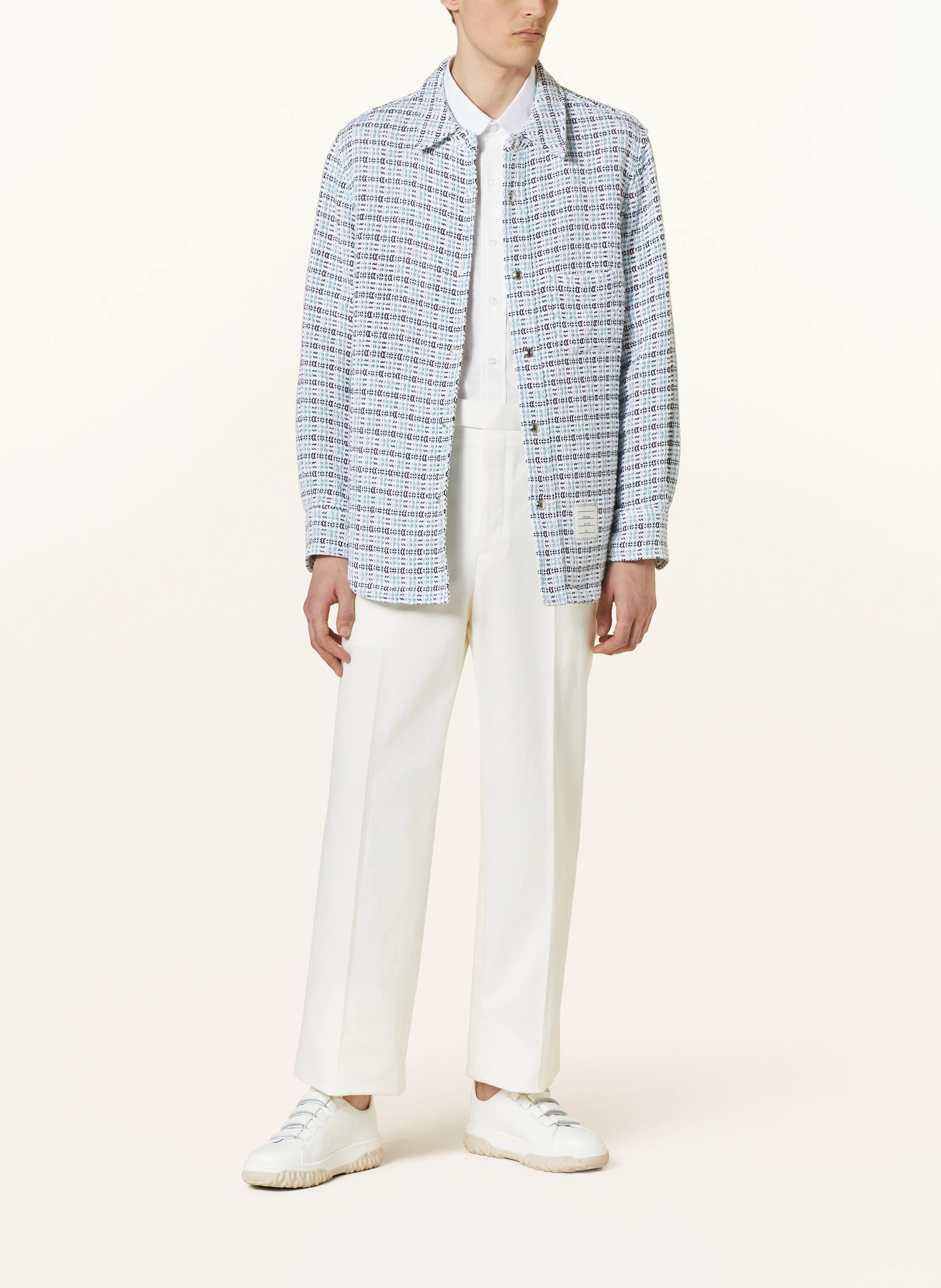 THOM BROWNE. Tweed-Overshirt