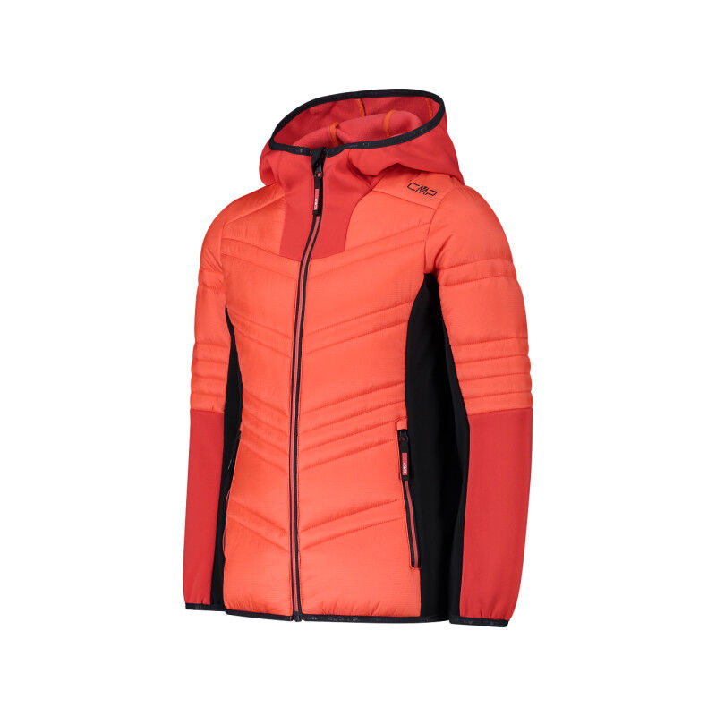 Girl's hybrid jacket with ripstop - Doudoune enfant
