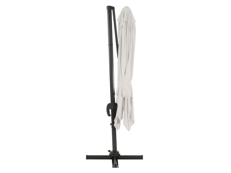 COCON Sonnenschirm TR-031, 300 x 300 cm, hängend, Nature Eleganter Ampelschirm für heisse Sommertage