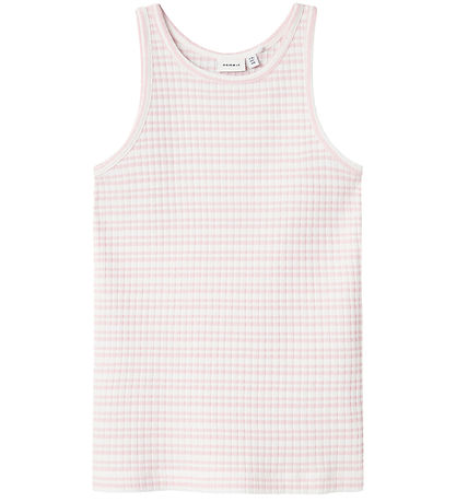 Name It Tanktop - NkfHobine - Parfait Pink/Bright White