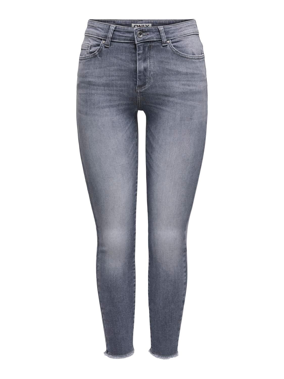 ONLBLUSH Mittlere Taille Skinny Fit Jeans Medium Grey Denim