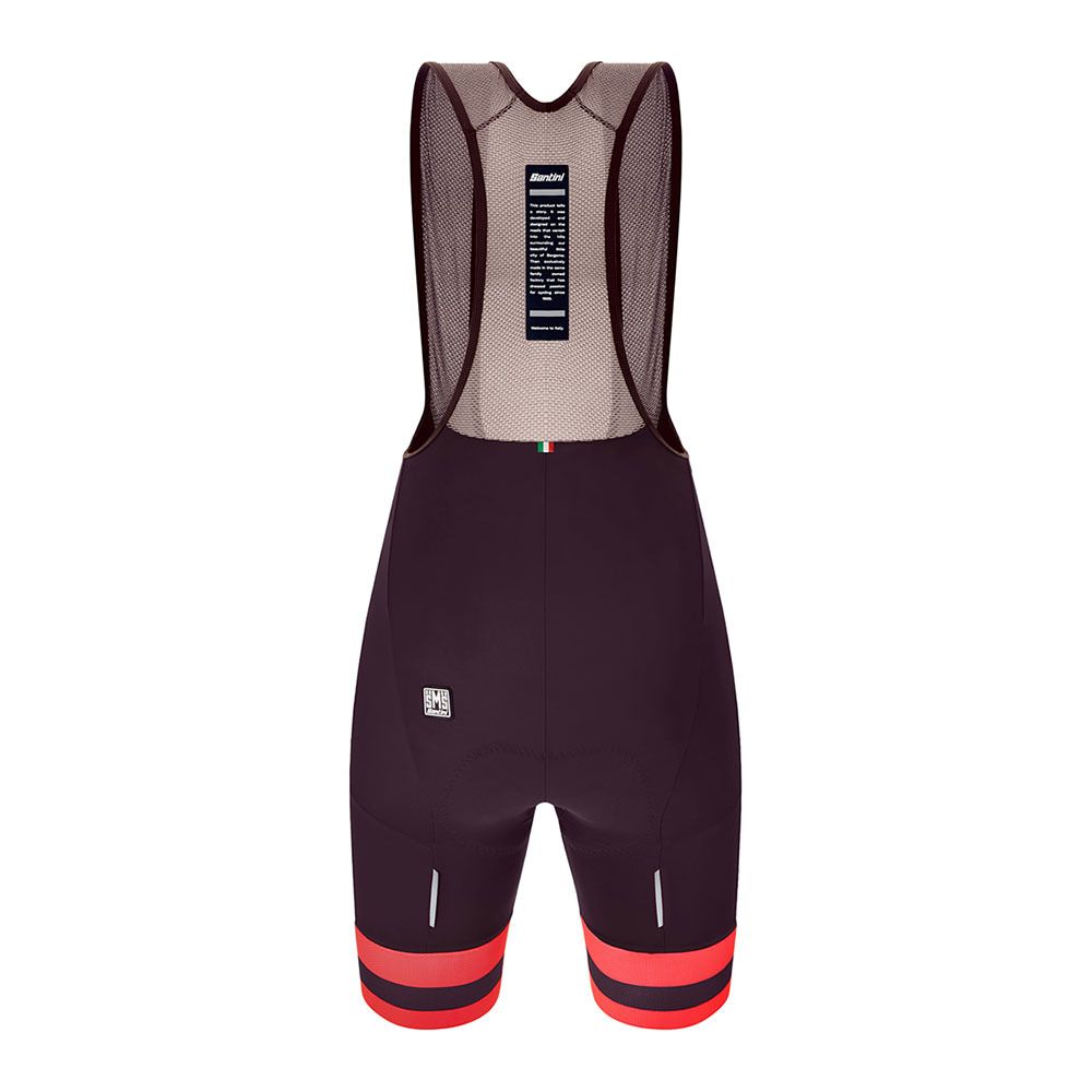Santini KARMA BENGAL - Cuissard Femme vigne