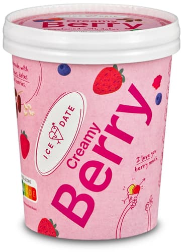 iceDate BIO Creamy Berry-Eis