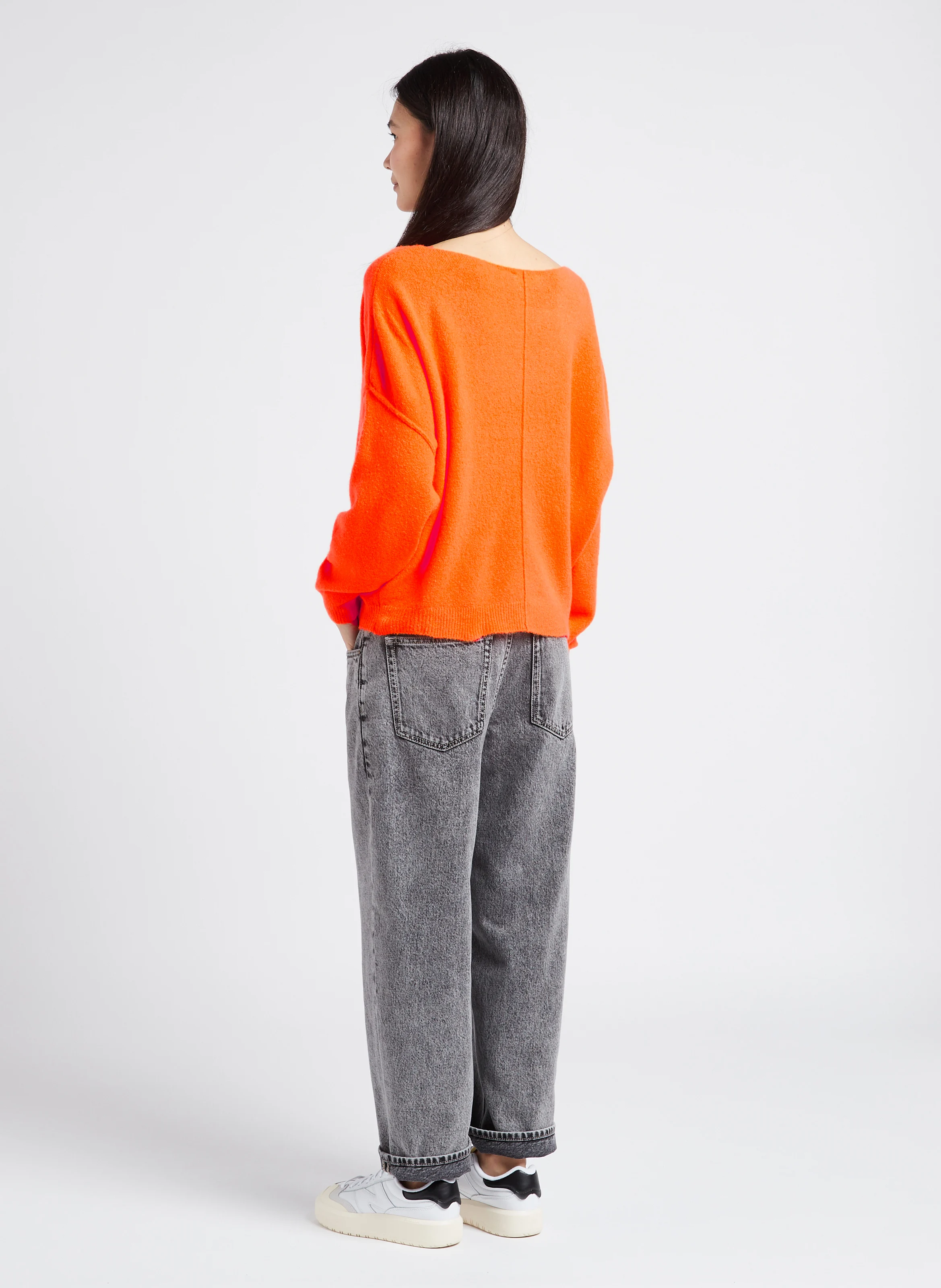 YOPDAY - Jean droit taille haute en coton| Gris