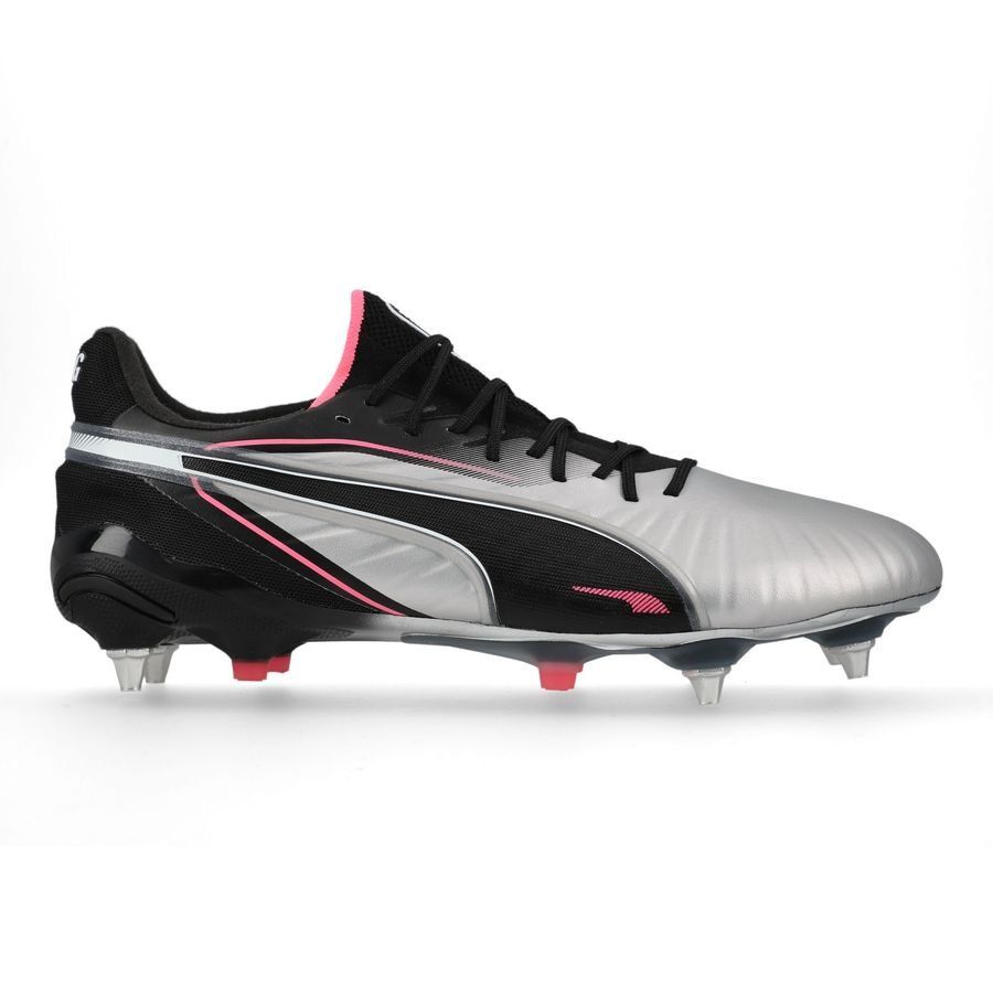 PUMA King Ultimate SG Audacity - Argenté/Noir/Sun Struck/Blanc