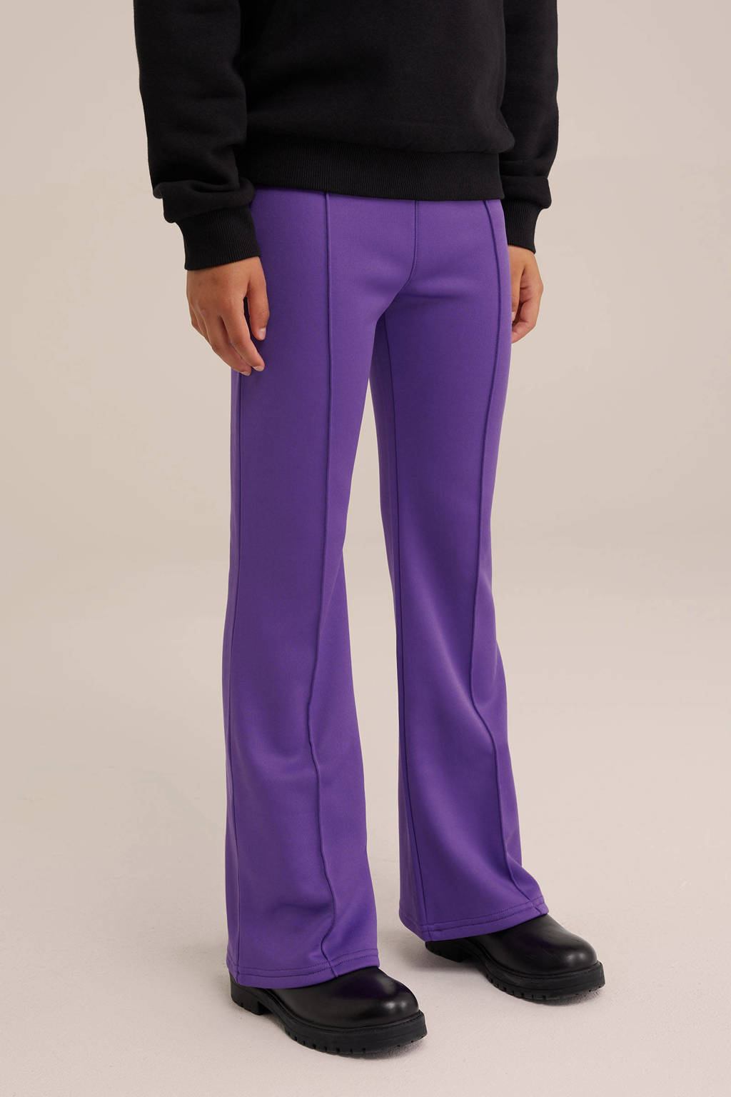 WE Fashion joggingbroek paars