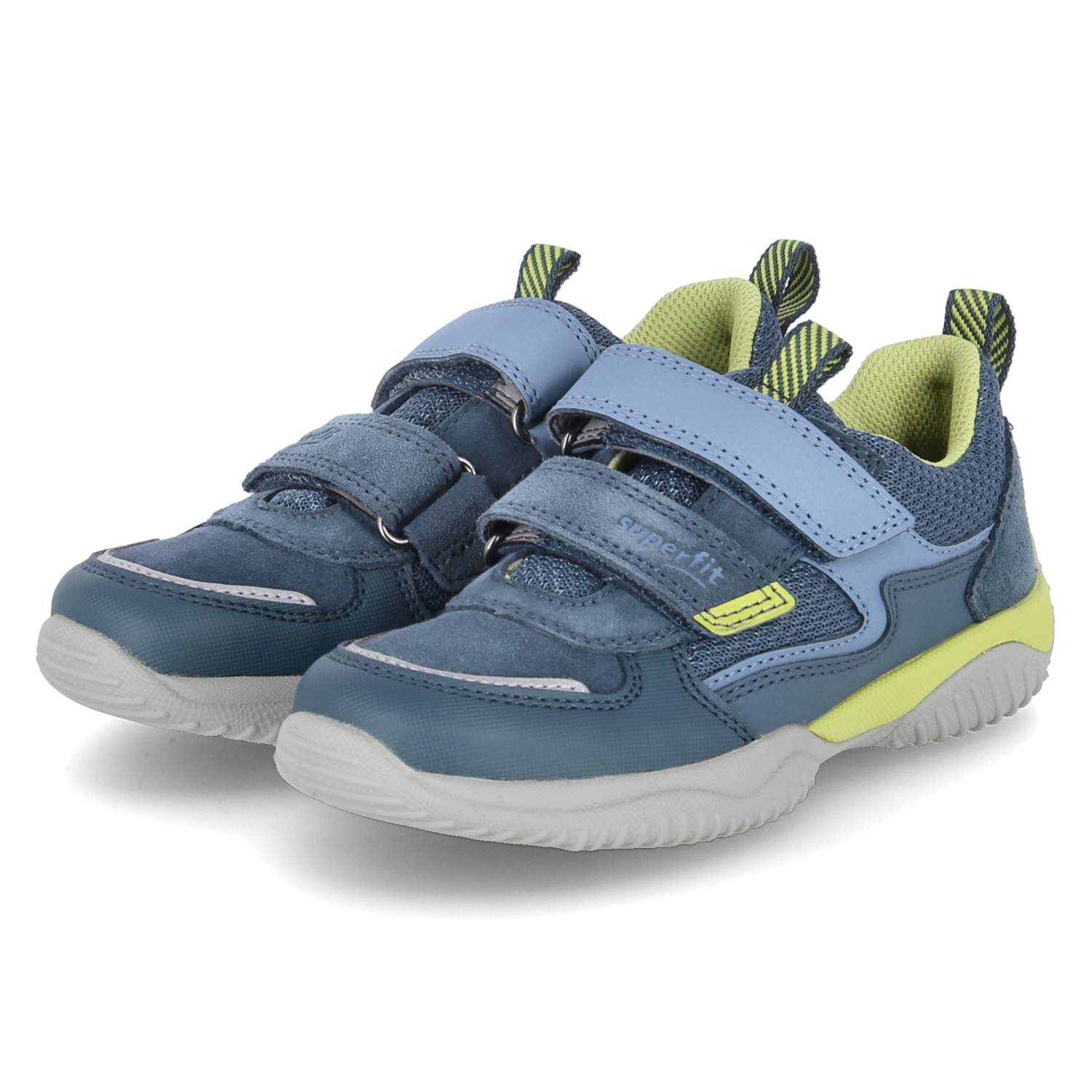 Superfit Low Sneaker STORM - blau/hellgrün