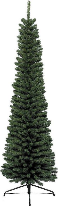 Kunstkerstboom - Pencil pine - h150 cm - Dia 45 cm - Extra smal - Groen