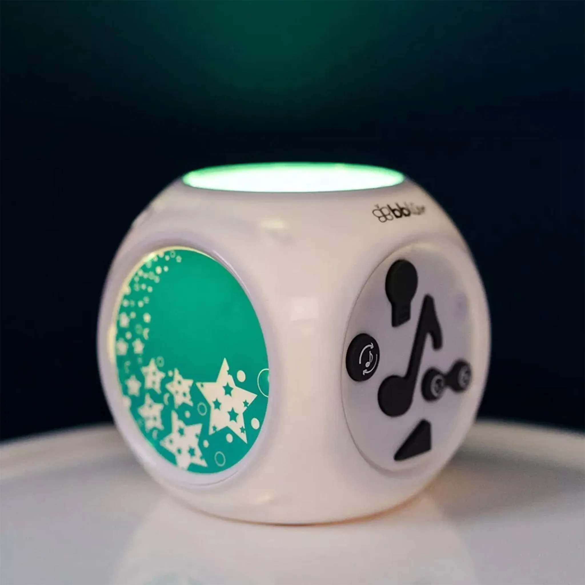 Bblüv Veilleuse à Projecteur Musicale Kübe