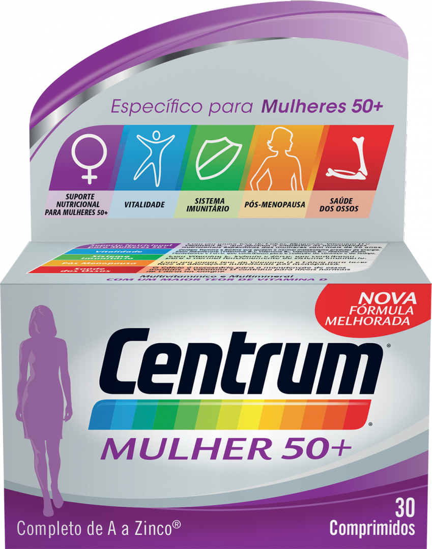Centrum Mulher50+ Comp X 30