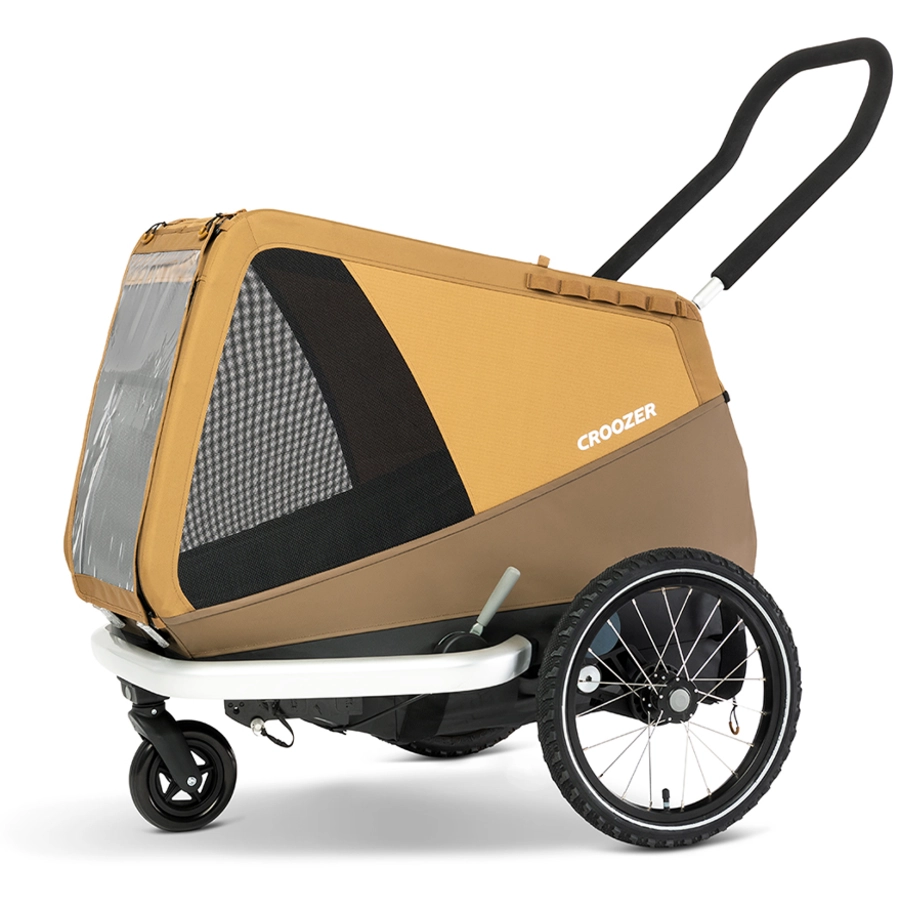 CROOZER Hundefahrradanhänger Dog Enna Sundown yellow
