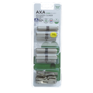 AXA veiligheidscilinder security 30-30mm SKG** gelijksluitend 4 stuks