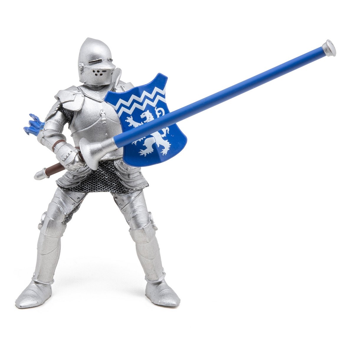 Figurine Chevalier lion à la lance