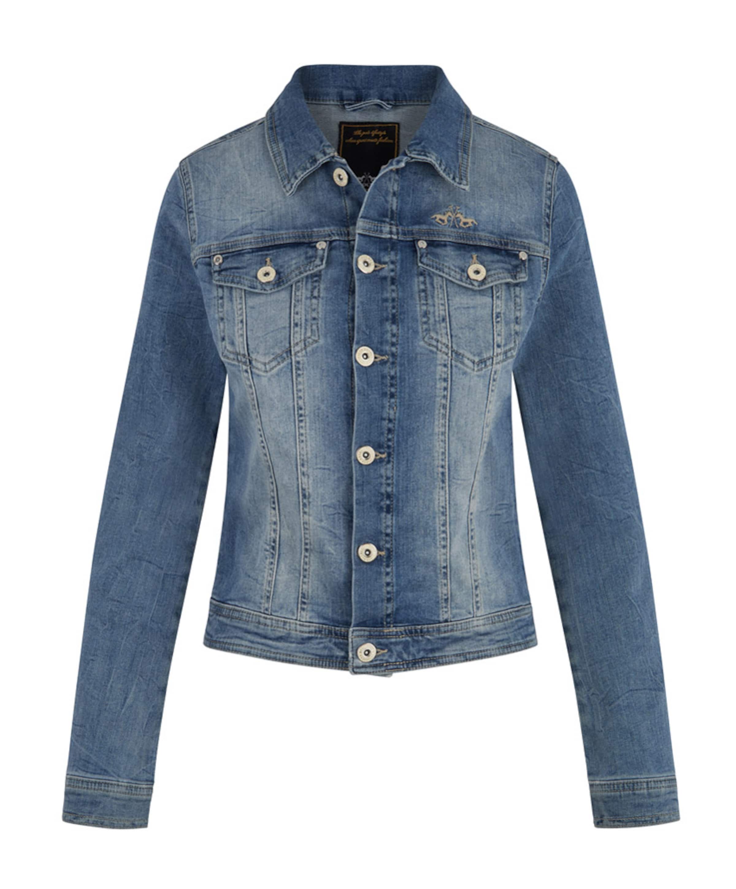HV Society Jeansjack blauw