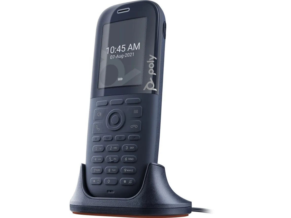 Poly Rove B2 Base Station and 30 Phone Handset Kit - Trådløs telefon med opkalds-ID/opkald venter - DECT - 3-vejs opkaldskapacitet - SIP, SIP v2, SIP over TLS, SIP over UDP, SIP over TCP, SDP, RTCP, RTP - sort
