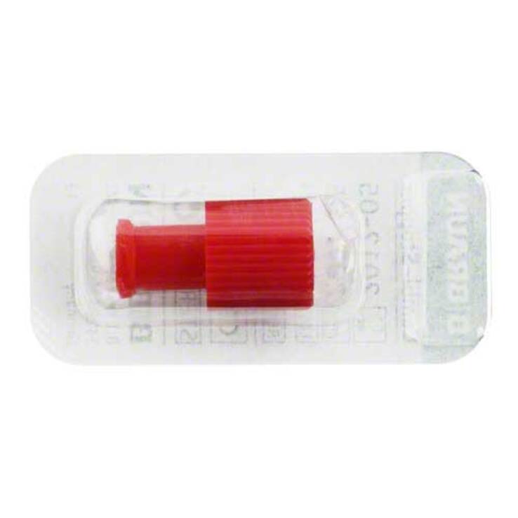 Infusionszubehör Verschlusskonus Combi rot, 1 St