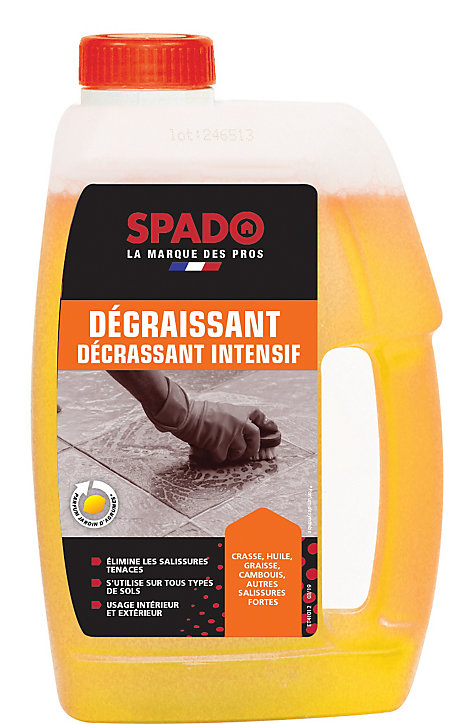 Dégraissant décrassant intensif senteur jardin d'agrumes Spado professionnel 1L