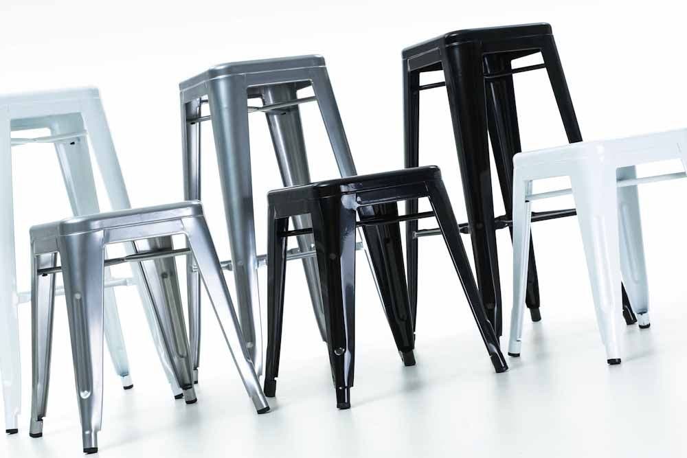 Legend Metalen barkruk zwart - 65 cm