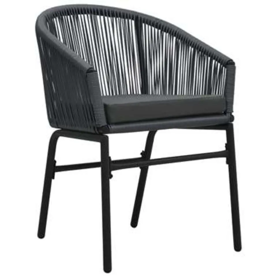 vidaXL - Tuinset - Grijs - Polyetheen