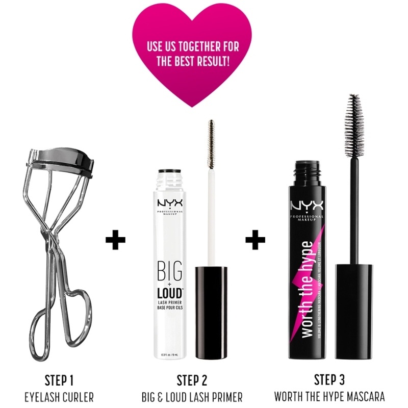 NYX Prof. Makeup Worth The Hype Mascara 7 ml - Black